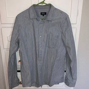 APC Chambray Pearl snap